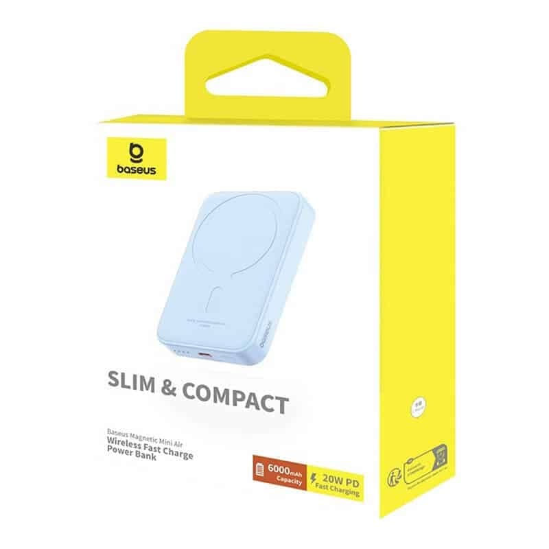 Powerbank mini Baseus 6000 mAh 20W (μπλε) 10