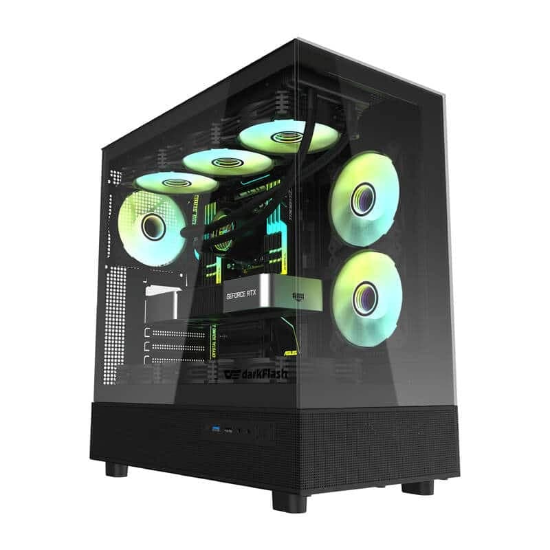 Darkflash DPX90 θήκη υπολογιστή μαύρο