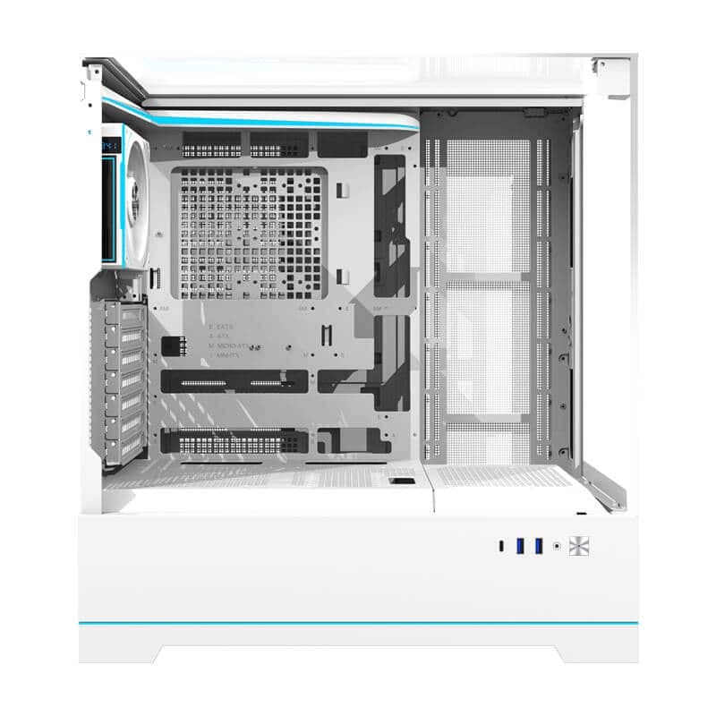 Darkflash DY450 PRO θήκη υπολογιστή + 1 ανεμιστήρας λευκό 6