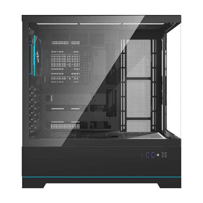 Darkflash DY451 PRO κουτί υπολογιστή + 1 ανεμιστήρας μαύρο 2