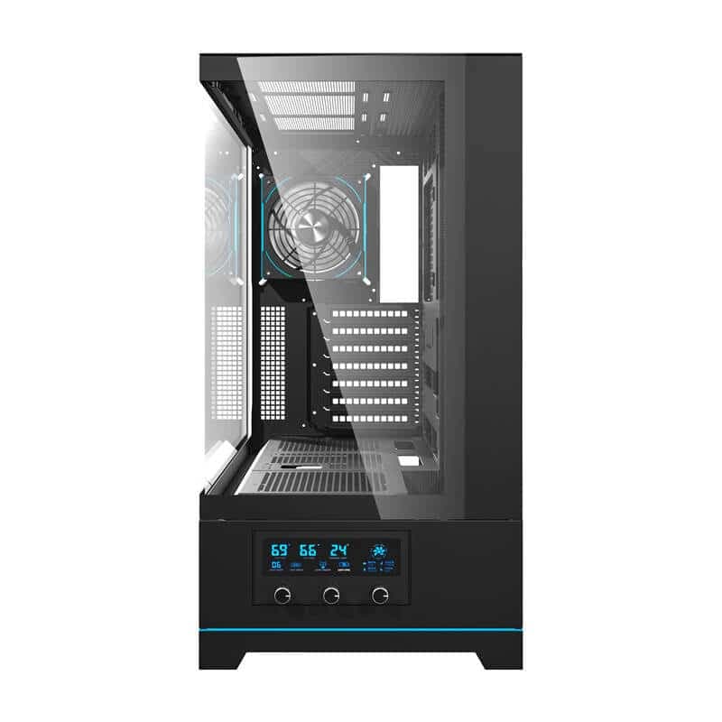 Darkflash DY451 PRO κουτί υπολογιστή + 1 ανεμιστήρας μαύρο 3