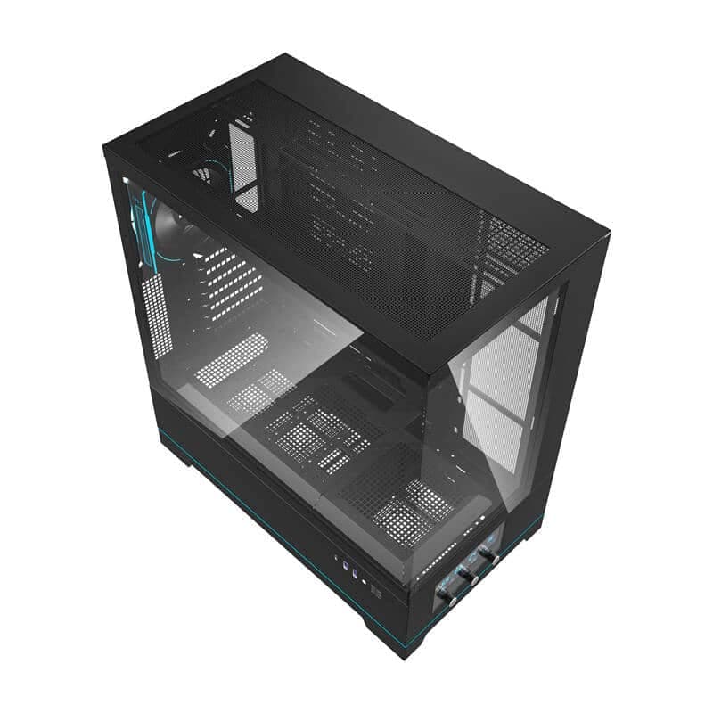 Darkflash DY451 PRO κουτί υπολογιστή + 1 ανεμιστήρας μαύρο 6