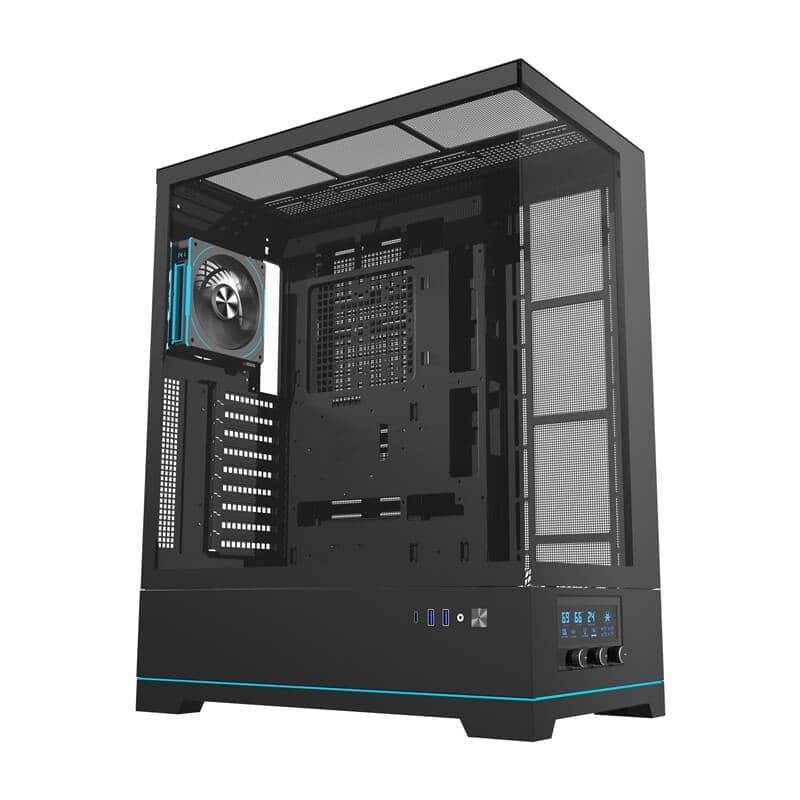 Darkflash DY451L PRO θήκη υπολογιστή με ανεμιστήρα μαύρο 2