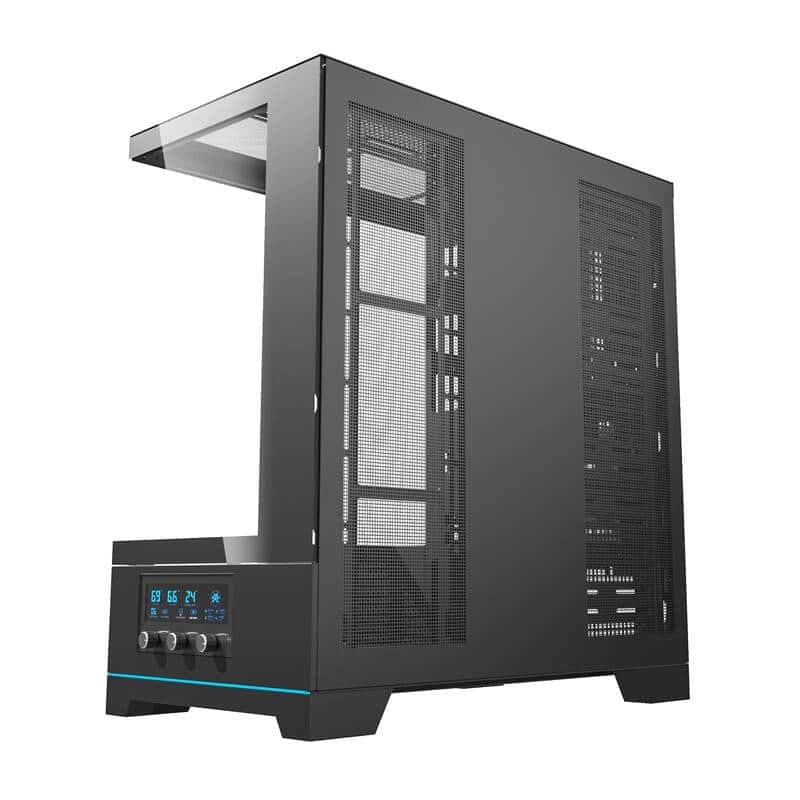 Darkflash DY451 κουτί υπολογιστή χωρίς ανεμιστήρες μαύρο 6