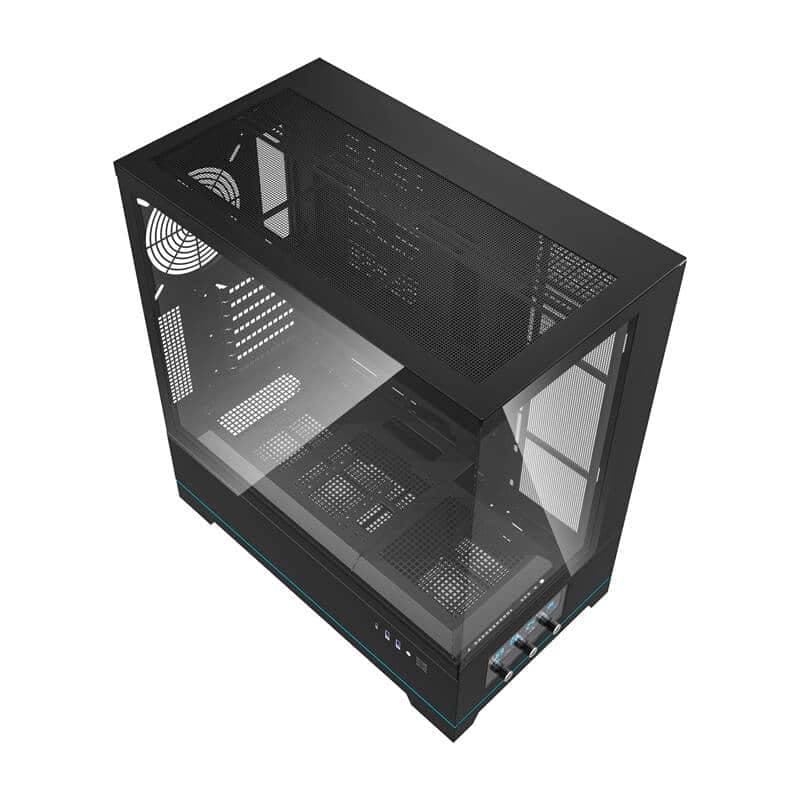 Darkflash DY451 κουτί υπολογιστή χωρίς ανεμιστήρες μαύρο 8