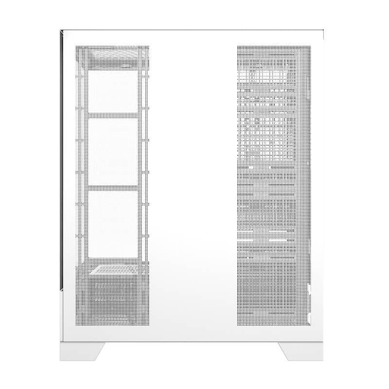 Darkflash DY451L θήκη υπολογιστή χωρίς ανεμιστήρες λευκό 4