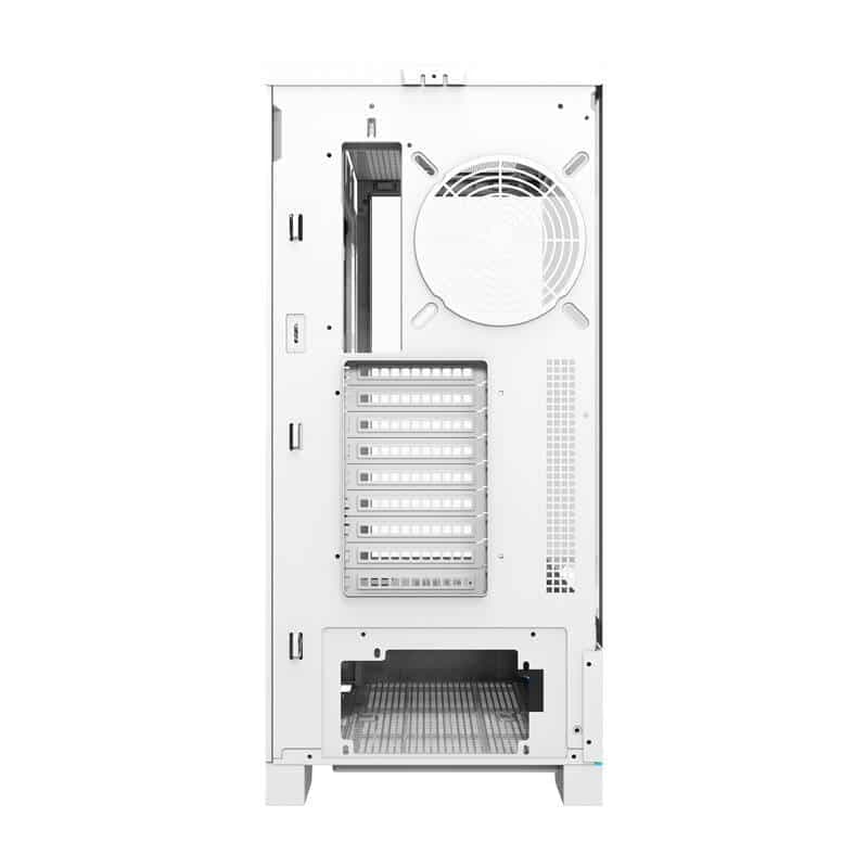Darkflash DY451L θήκη υπολογιστή χωρίς ανεμιστήρες λευκό 3