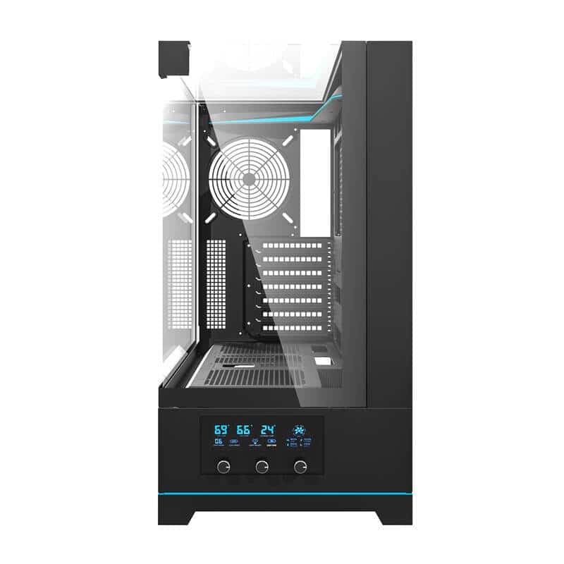 Darkflash DY450 θήκη υπολογιστή χωρίς ανεμιστήρες μαύρο 7