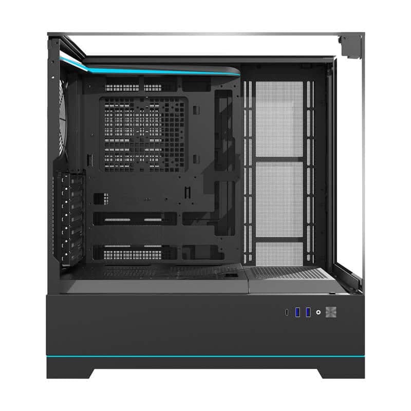 Darkflash DY450 θήκη υπολογιστή χωρίς ανεμιστήρες μαύρο 4