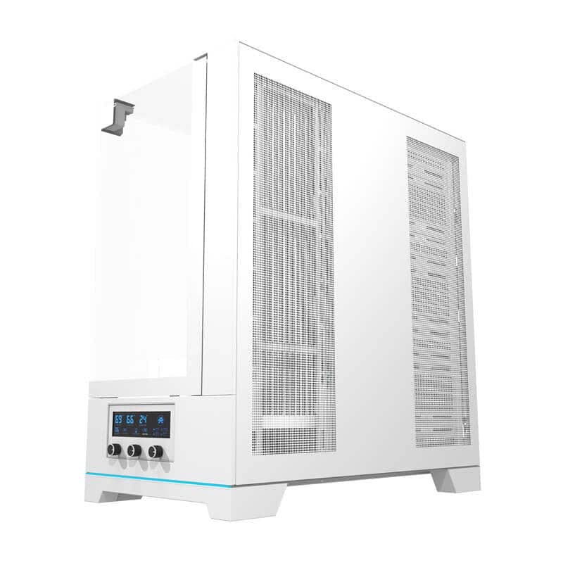 Darkflash DY450 θήκη υπολογιστή χωρίς ανεμιστήρες λευκό 6