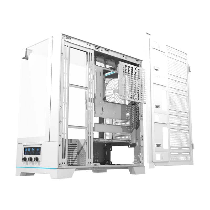 Darkflash DY450 θήκη υπολογιστή χωρίς ανεμιστήρες λευκό 7