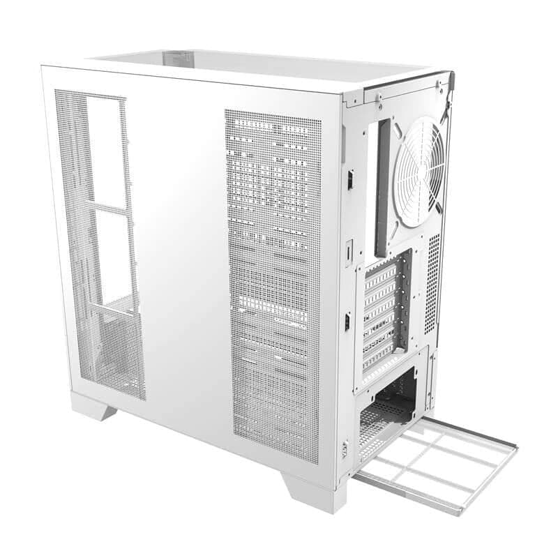 Darkflash DY450 θήκη υπολογιστή χωρίς ανεμιστήρες λευκό 8
