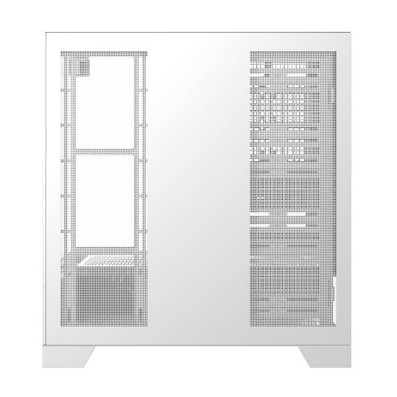 Darkflash DY450 θήκη υπολογιστή χωρίς ανεμιστήρες λευκό 3
