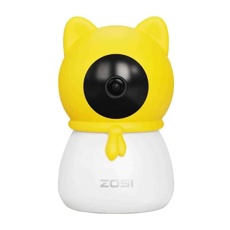 ZOSI 4MP HD 355° Ηλεκτρονική κάμερα/Νταντά λευκό και κίτρινο 2