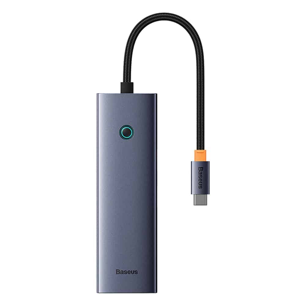 Baseus - Docking Station UltraJoy (B00052807813-00) - Type-C to HDMI, 3xUSB, Type-C, RJ45, 4K@60Hz - Space Grey 2