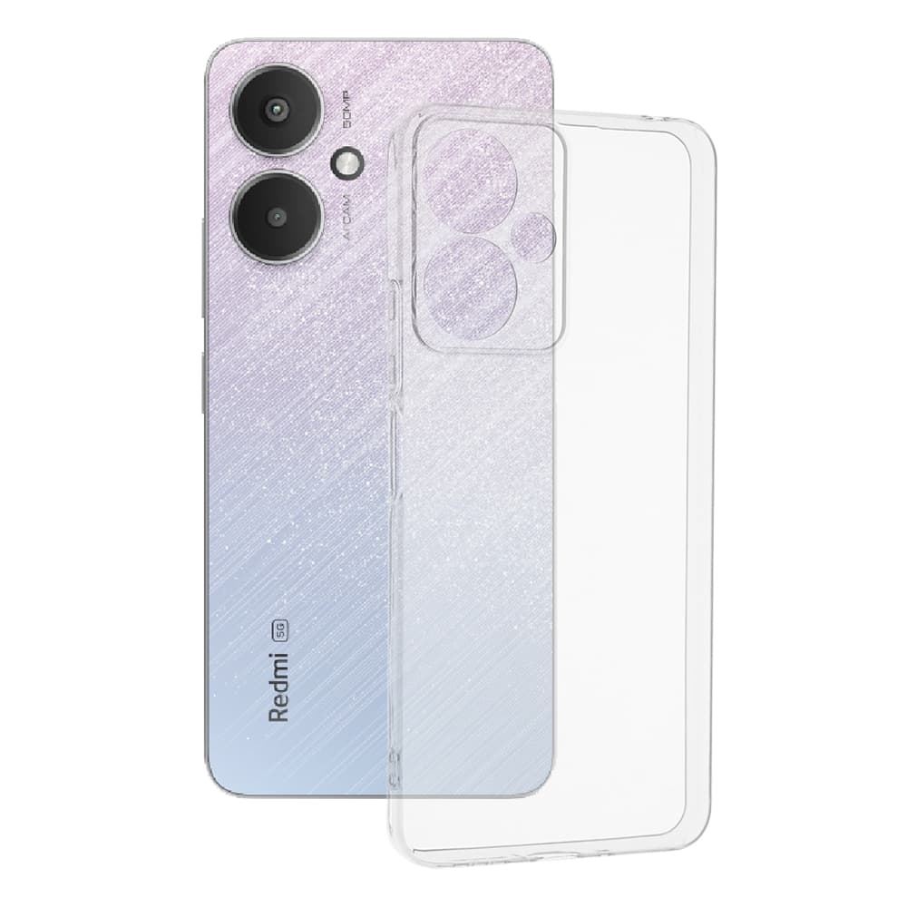 Techsuit Clear Silicone - Xiaomi Redmi 13C 5G / Poco M6 - Διάφανο