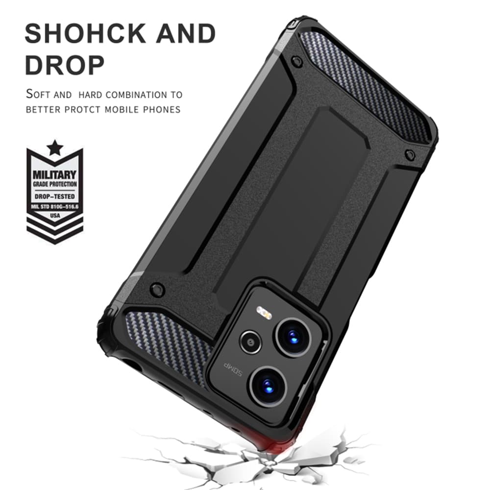 Techsuit Hybrid Armor - θήκη για Xiaomi Redmi 13C - Μαύρο 2