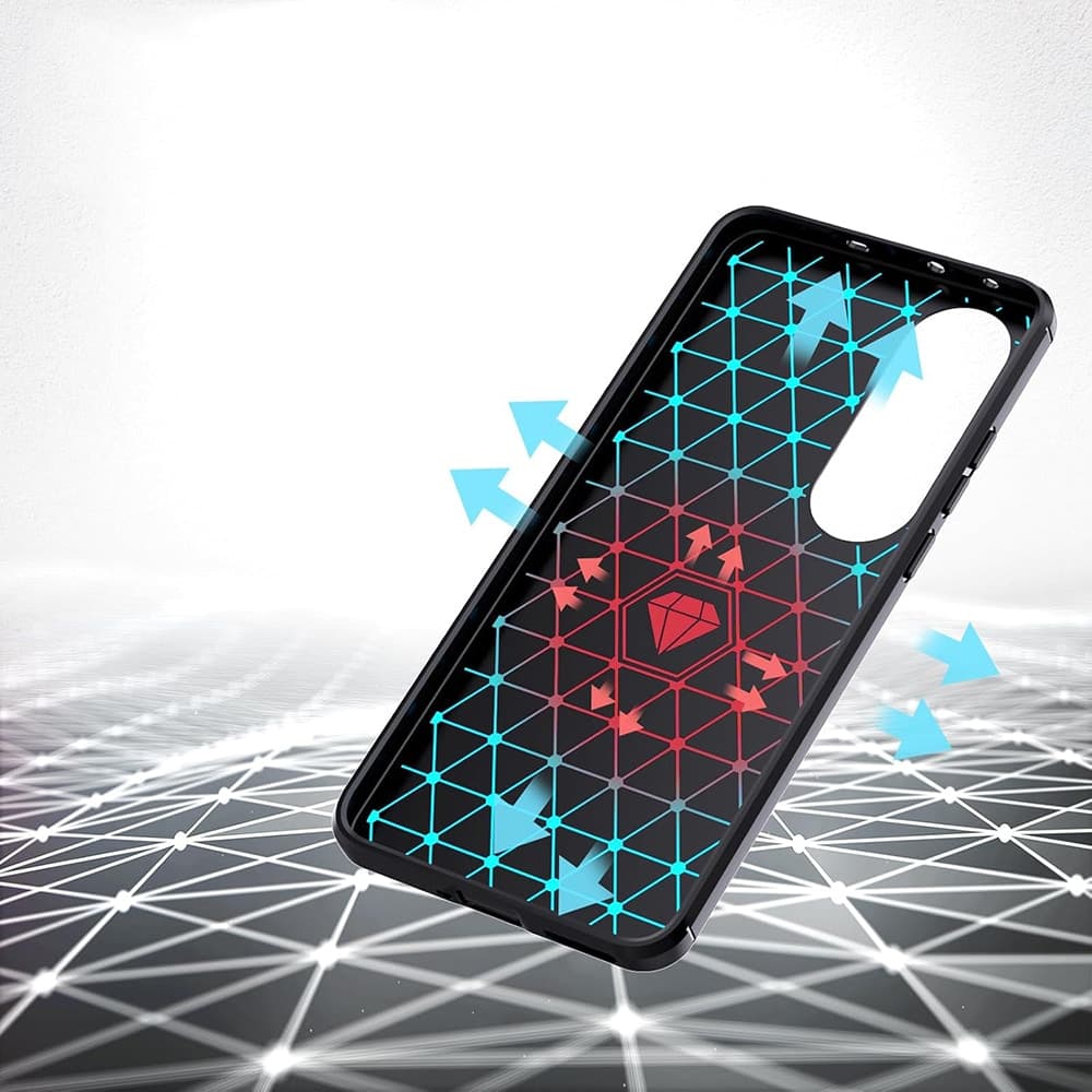 Techsuit - Carbon Silicone - Oneplus Nord CE4 Lite - Μπλε 4