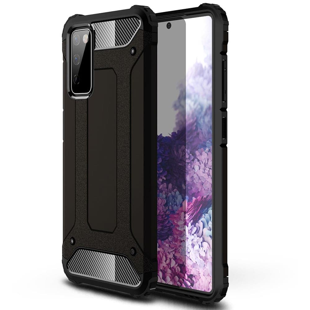Techsuit Hybrid Armor - θήκη για Samsung Galaxy S20 FE - Μαύρο