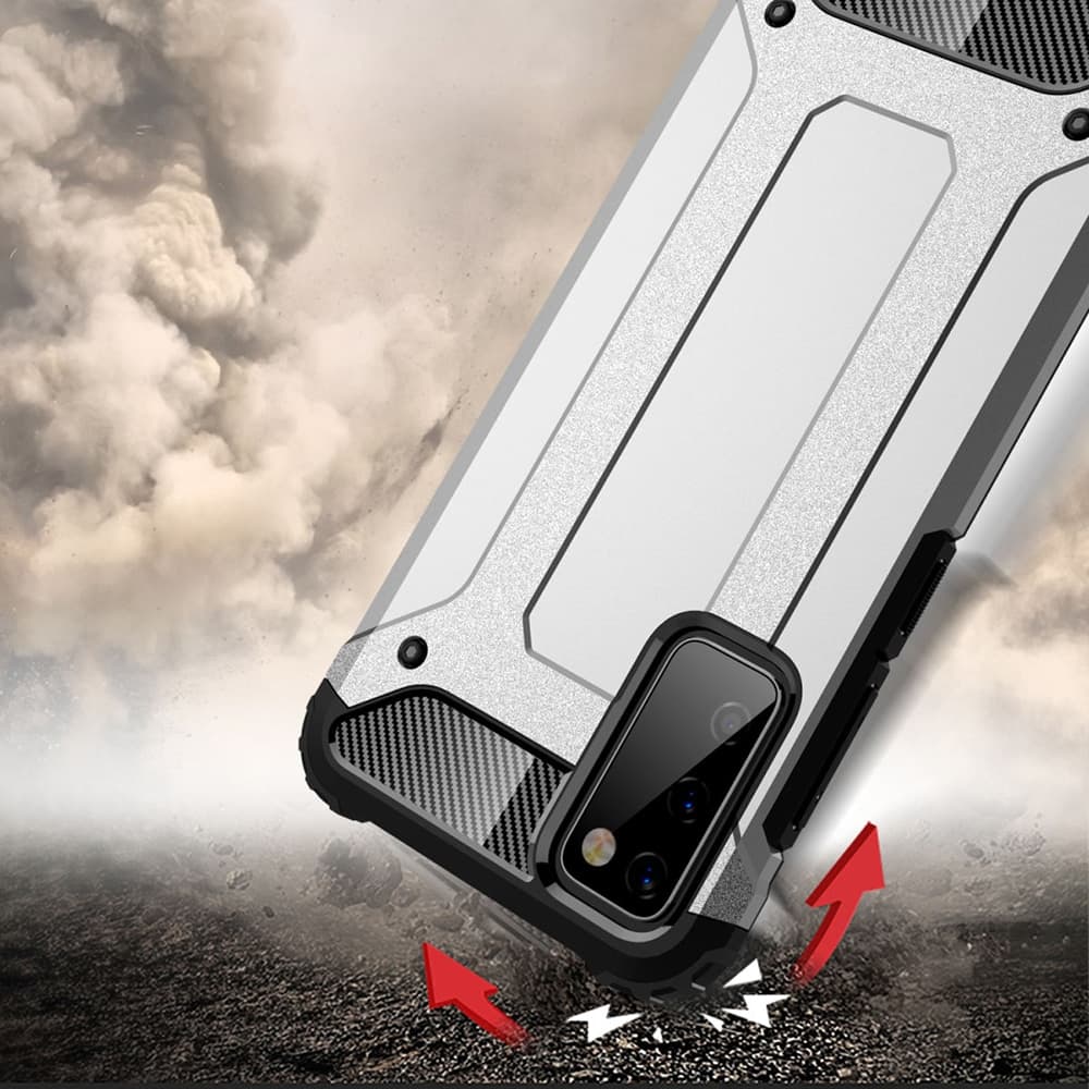 Techsuit Hybrid Armor - θήκη για Samsung Galaxy S20 FE - Μαύρο 2