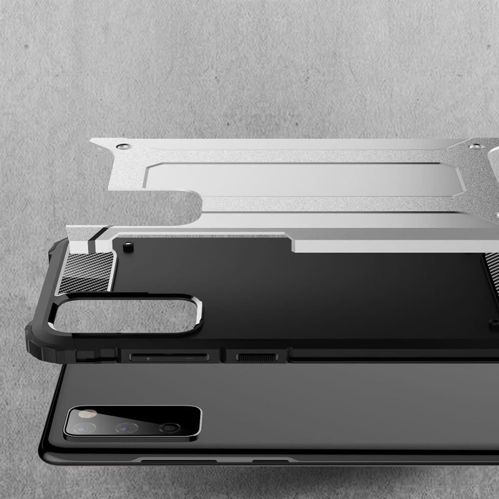 Techsuit Hybrid Armor - θήκη για Samsung Galaxy S20 FE - Μαύρο 3