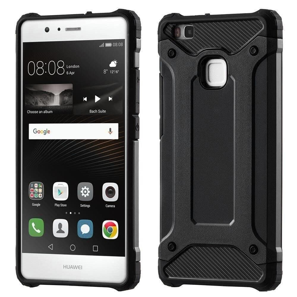 Techsuit Hybrid Armor - Huawei P9 lite - Μαύρο