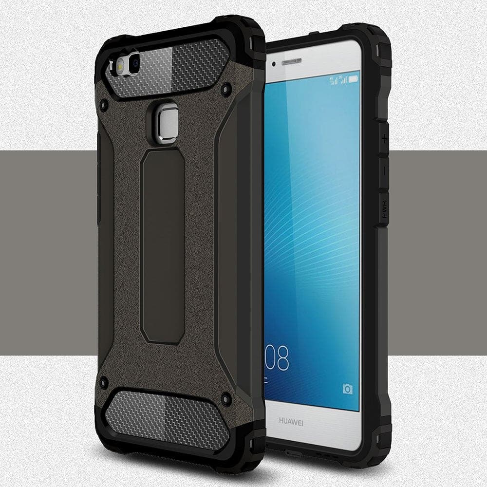 Techsuit Hybrid Armor - Huawei P9 lite - Μαύρο 3
