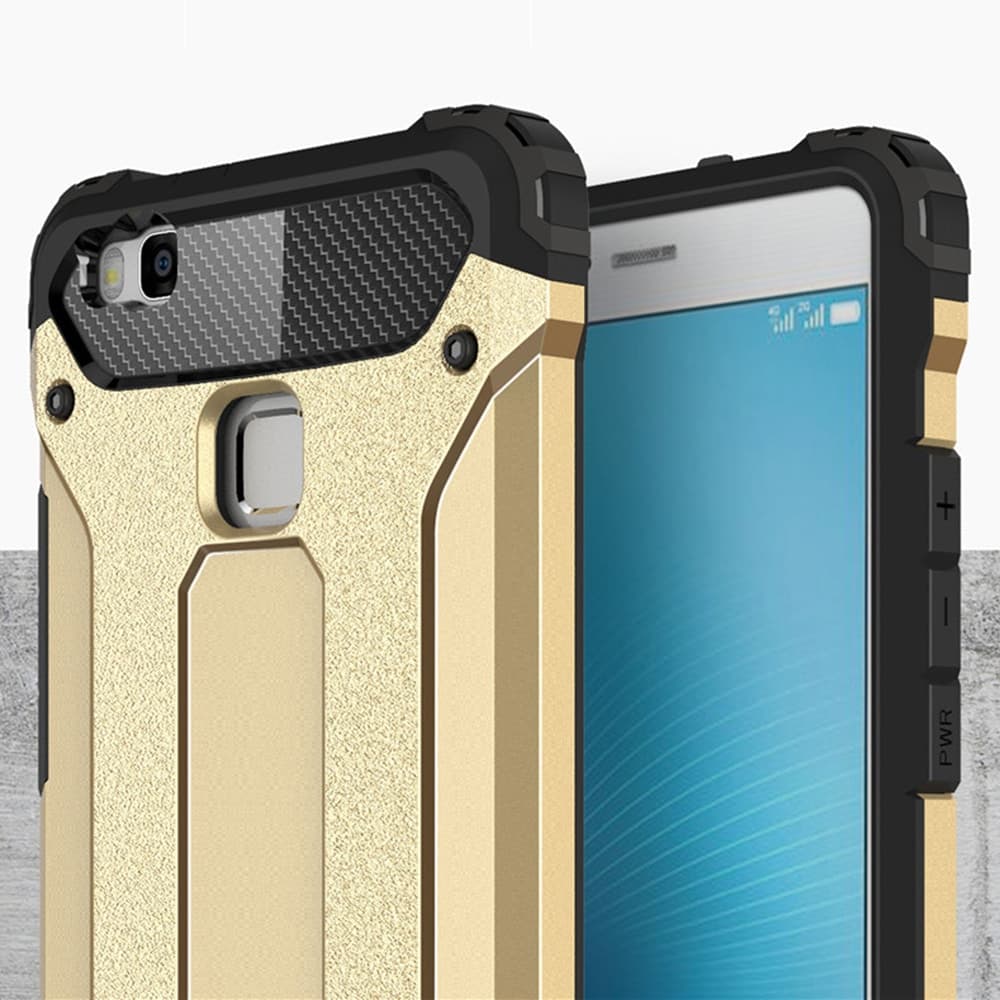 Techsuit Hybrid Armor - Huawei P9 lite - Μαύρο 5