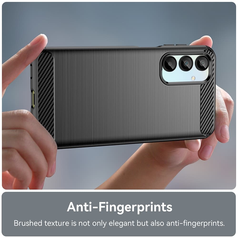 Techsuit Carbon Silicone - θήκη για Samsung Galaxy A16 - Μαύρο 2