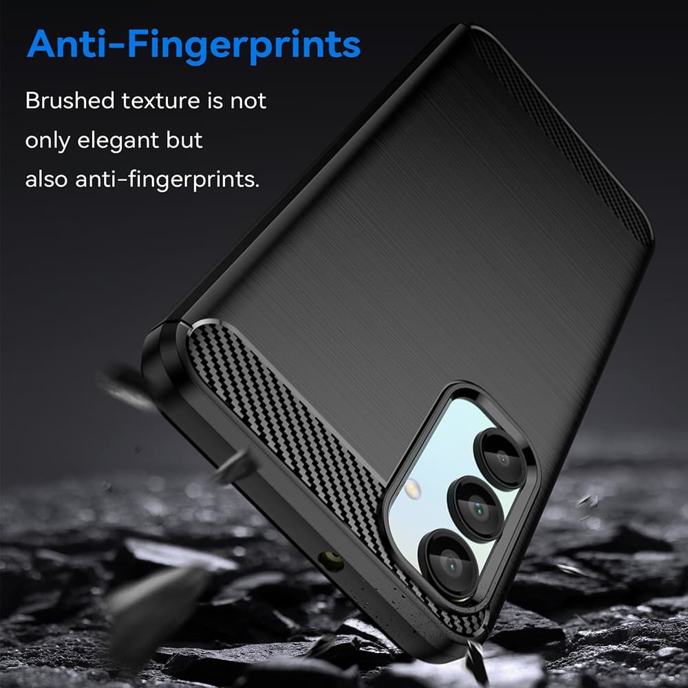 Techsuit Carbon Silicone - θήκη για Samsung Galaxy A16 - Μαύρο 5
