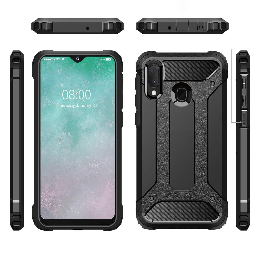 Techsuit Hybrid Armor - θήκη για Samsung Galaxy A20e - Μαύρο 7