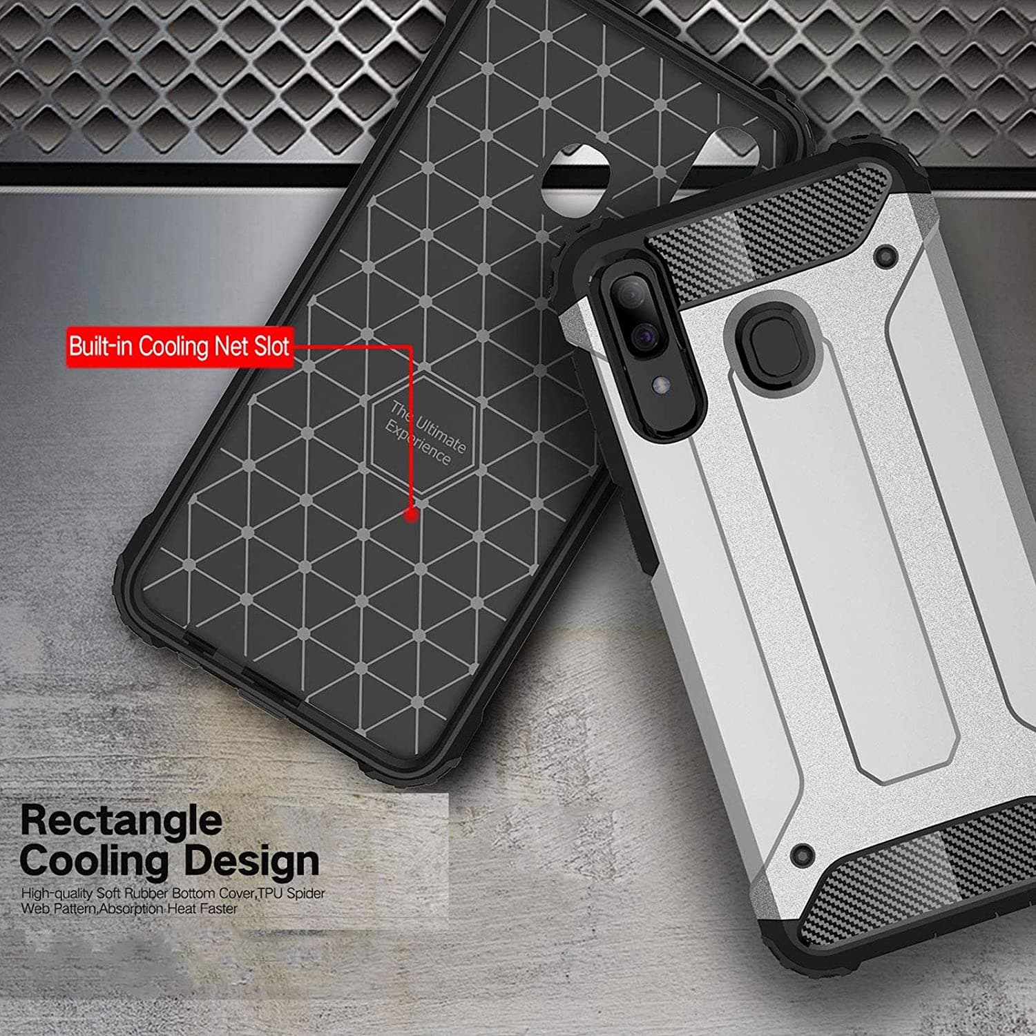 Techsuit Hybrid Armor - θήκη για Samsung Galaxy A20e - Μαύρο 11