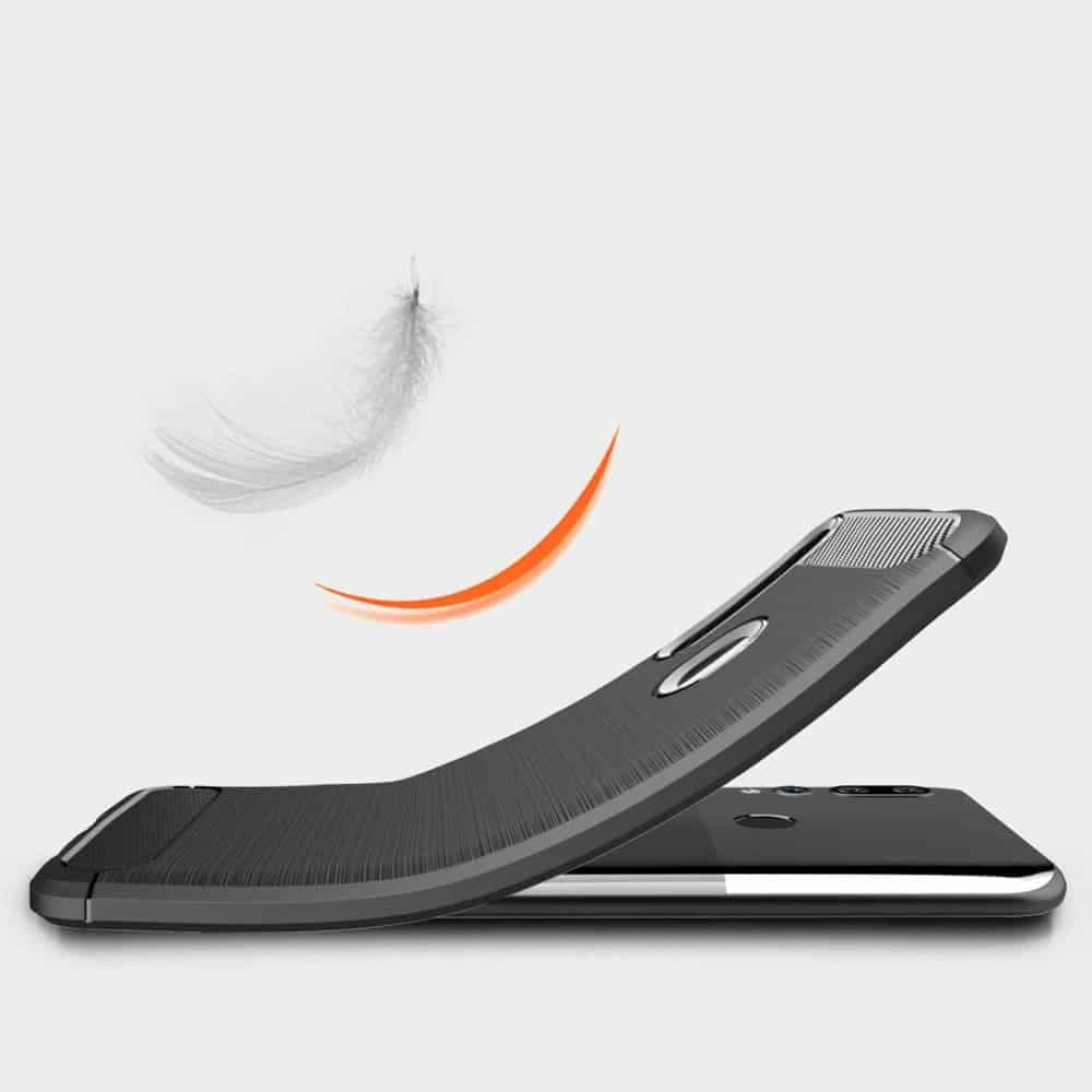 Techsuit Carbon Silicone - θήκη για Huawei P Smart Z - Μαύρο 4