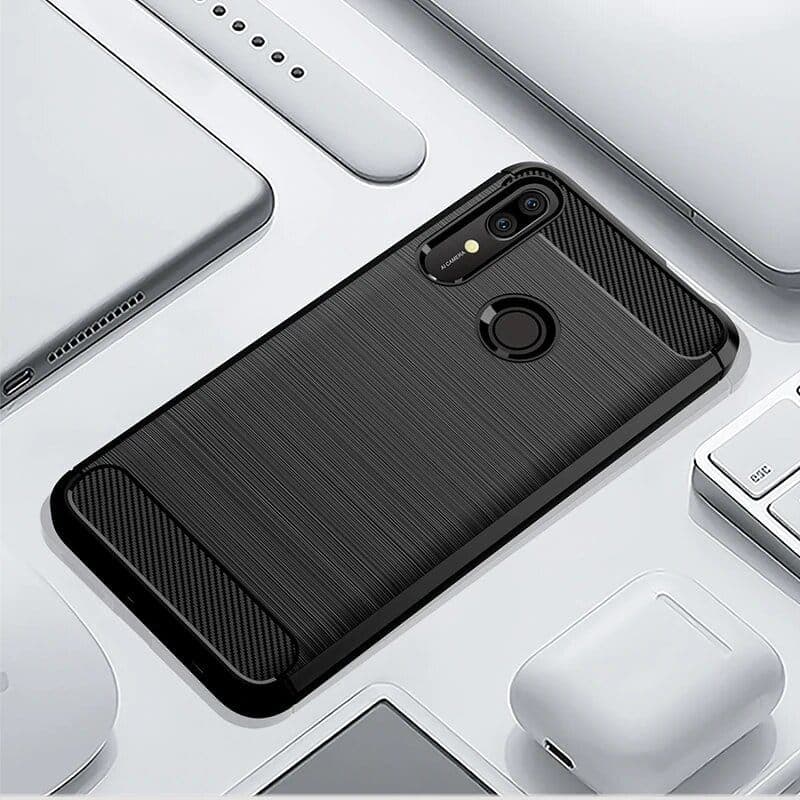 Techsuit Carbon Silicone - θήκη για Huawei P Smart Z - Μαύρο 5