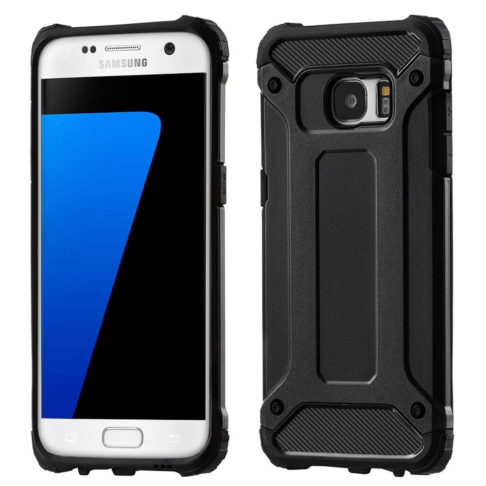 Techsuit Hybrid Armor - θήκη για Samsung Galaxy S7 edge - Μαύρο