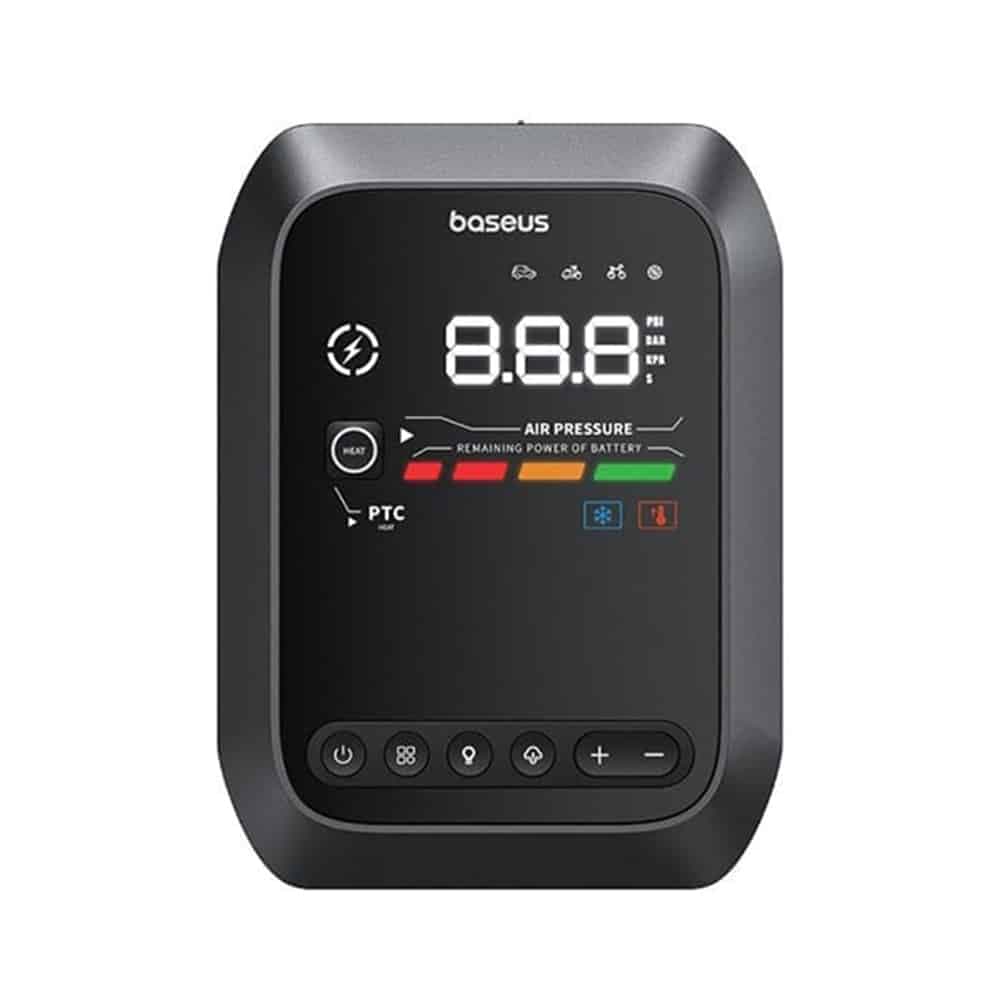 Baseus - Εκκινητής Αυτοκινήτου Super Energy (C00245903111-00) - Power Bank, Συμπιεστής, Φακός, USB-C, USB, 1200A - Μαύρο 2