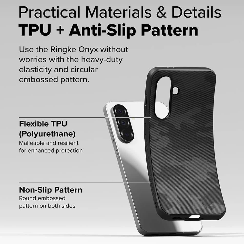 Ringke Onyx Design - θήκη για Samsung Galaxy A36 / A56 - Μαύρο 5