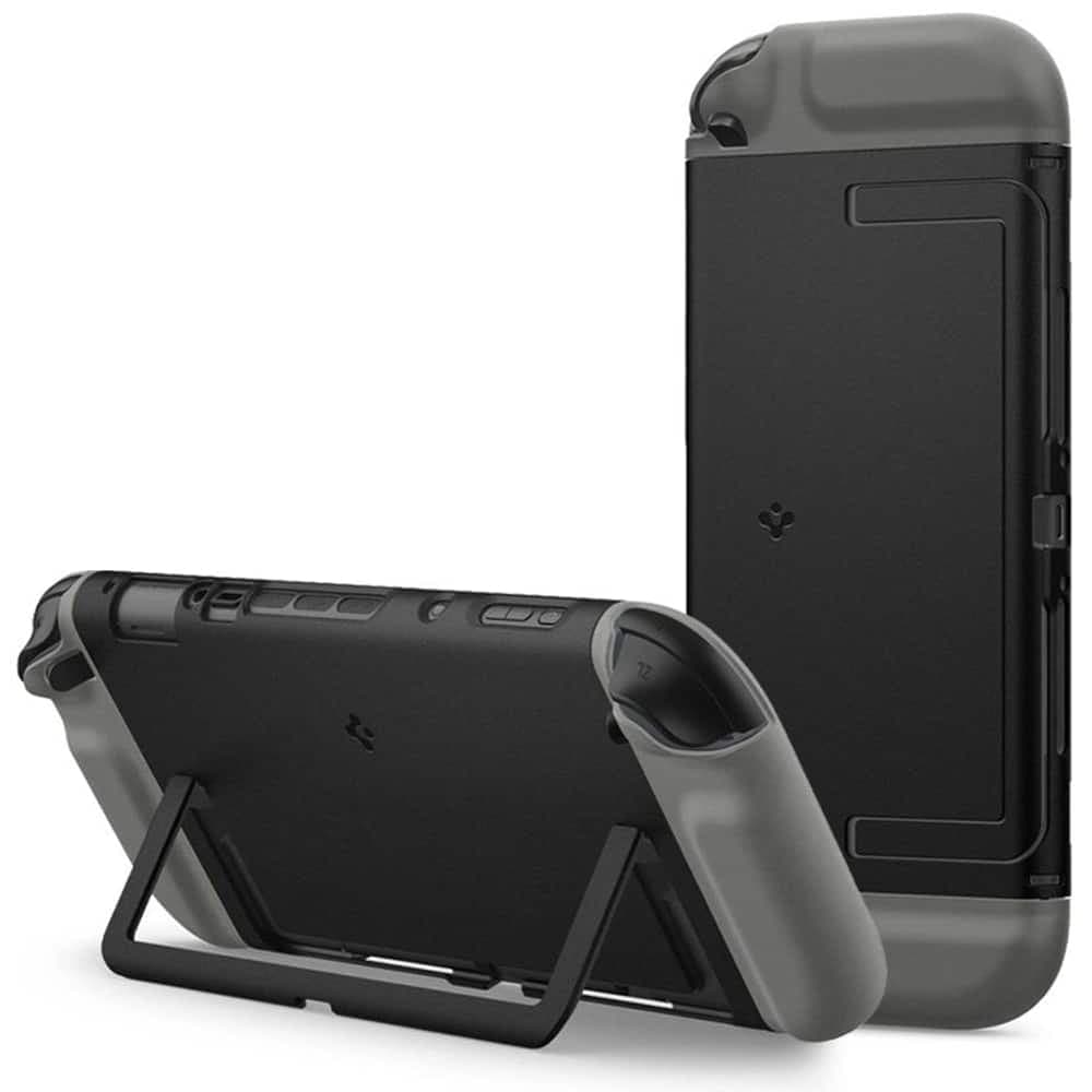 Spigen - Προστατευτική Θήκη Nano Pop - για Nintendo Switch 2, Λεπτή, με Βάση Στήριξης - Μαύρο Σουσάμι