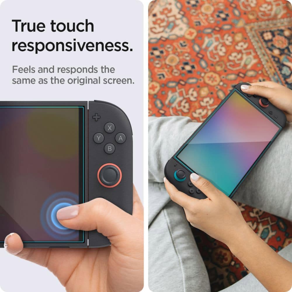 Spigen - Προστατευτικό Οθόνης Glas.tR EZ-FIT (2 τεμάχια) - για Nintendo Switch 2 - Διάφανο 7