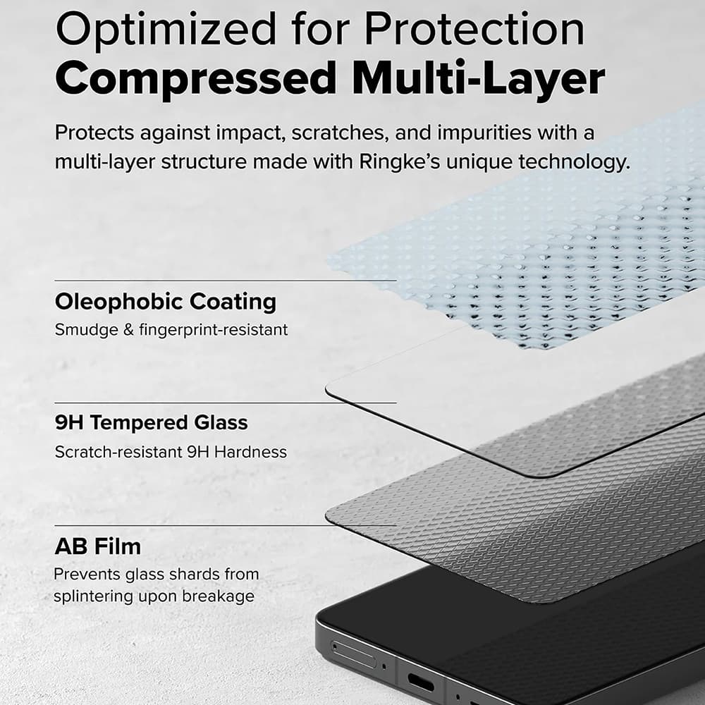 Ringke - Tempered Glass - OnePlus 13R - Clear 5