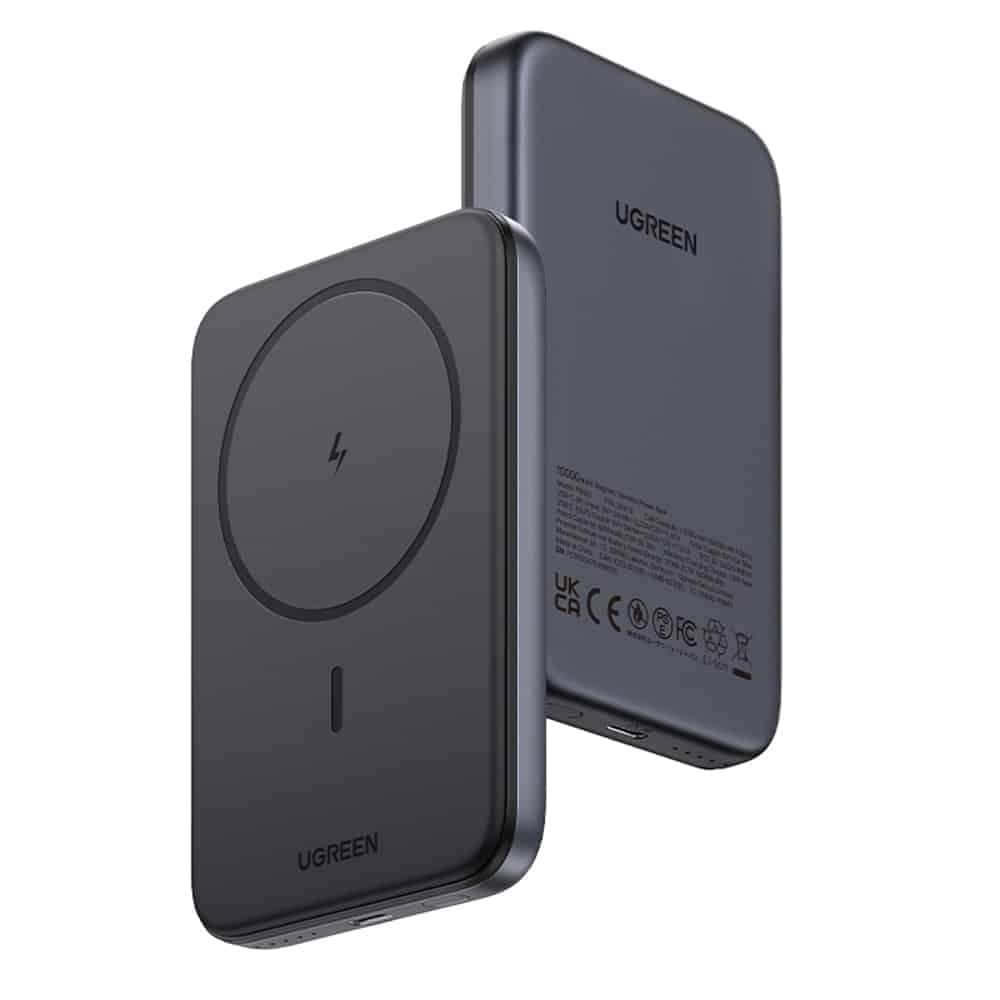 Ugreen - Ασύρματο Power Bank PB561 (25919) - MagSafe, Γρήγορη Φόρτιση, 10000mAh, Type-C, PD20W, 5V/3A - Γκρι