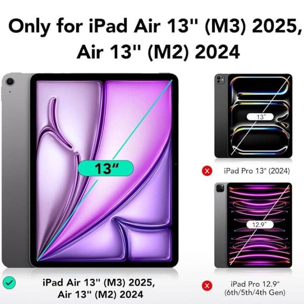 ESR - (2pack) Armorite Προστατευτικό Οθόνης UltraFit Tray - iPad Air 13 (2024) / Air 13 (2025) - Διάφανο 6