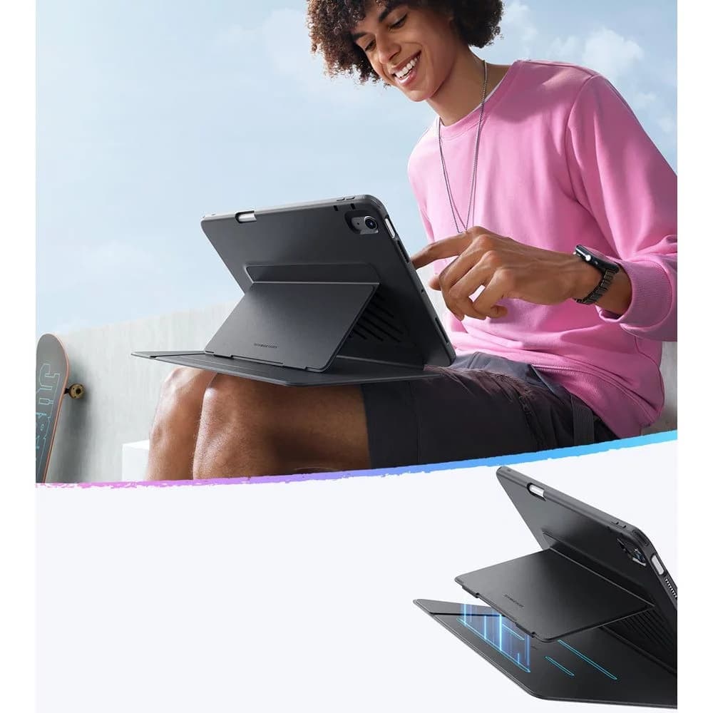 ESR - Flip Hybrid (με Θήκη για Μολύβι) - iPad 10 (2022) 10.9 / 11 (2025) - Μαύρο 4