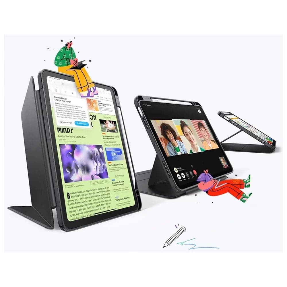 ESR - Flip Hybrid - iPad Air 4 (2020) / Air 5 (2022) / Air 11 (2024) / Air 11 (2025) - Μαύρο 6