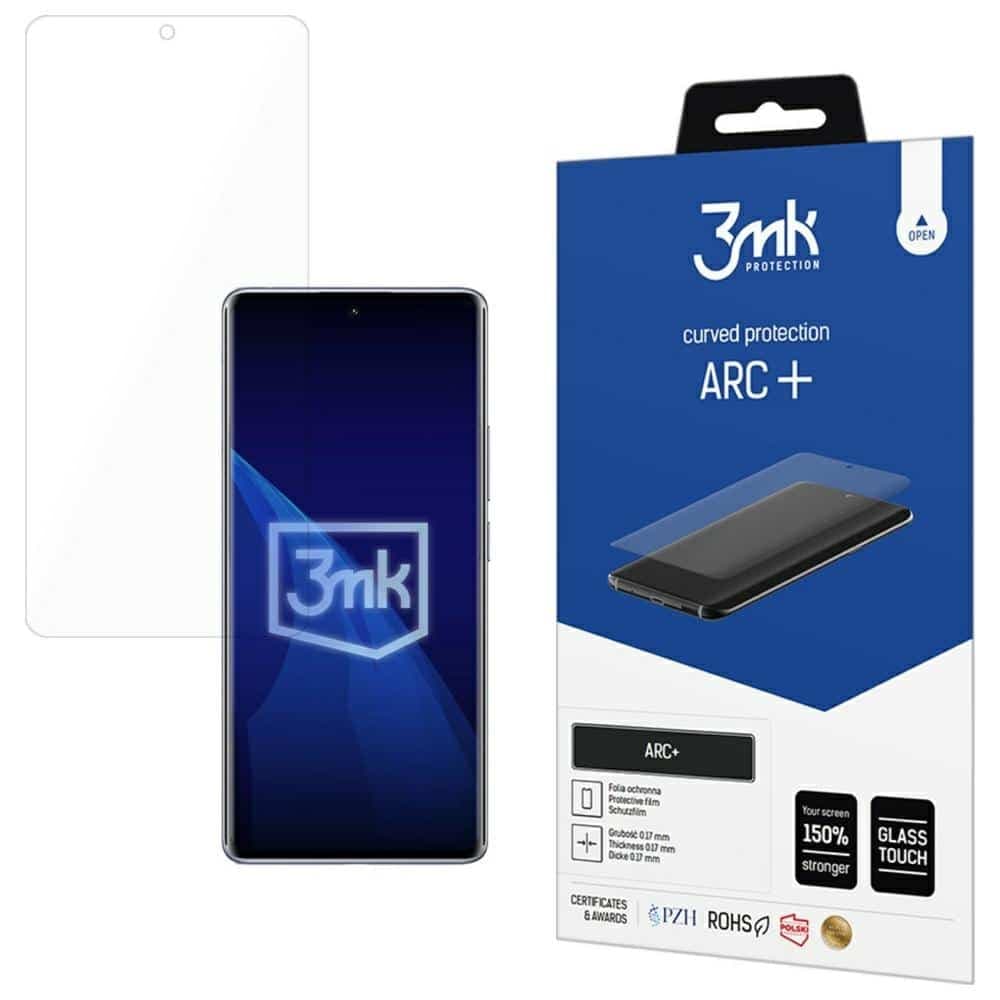 Μεμβράνη 3MK ARC+ Fullscreen για Redmi Note 14 Pro 4G