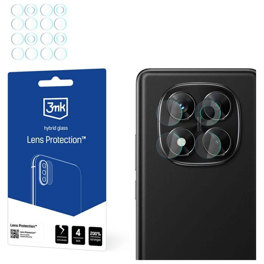 Προστασία φακού κάμερας 3MK Lens Protection για Redmi Note 14 Pro 4G