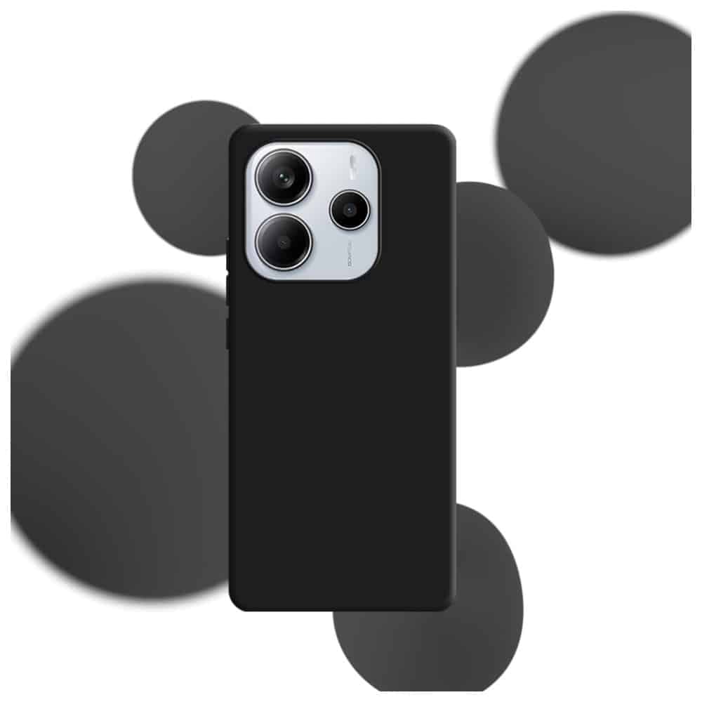 3MK Silicone Case - θήκη για Xiaomi Redmi Note 14 5G - Μαύρο 2