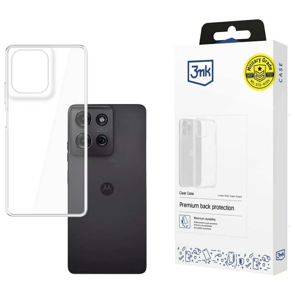 3MK Clear Case - θήκη για Motorola Moto G75 - Διάφανο