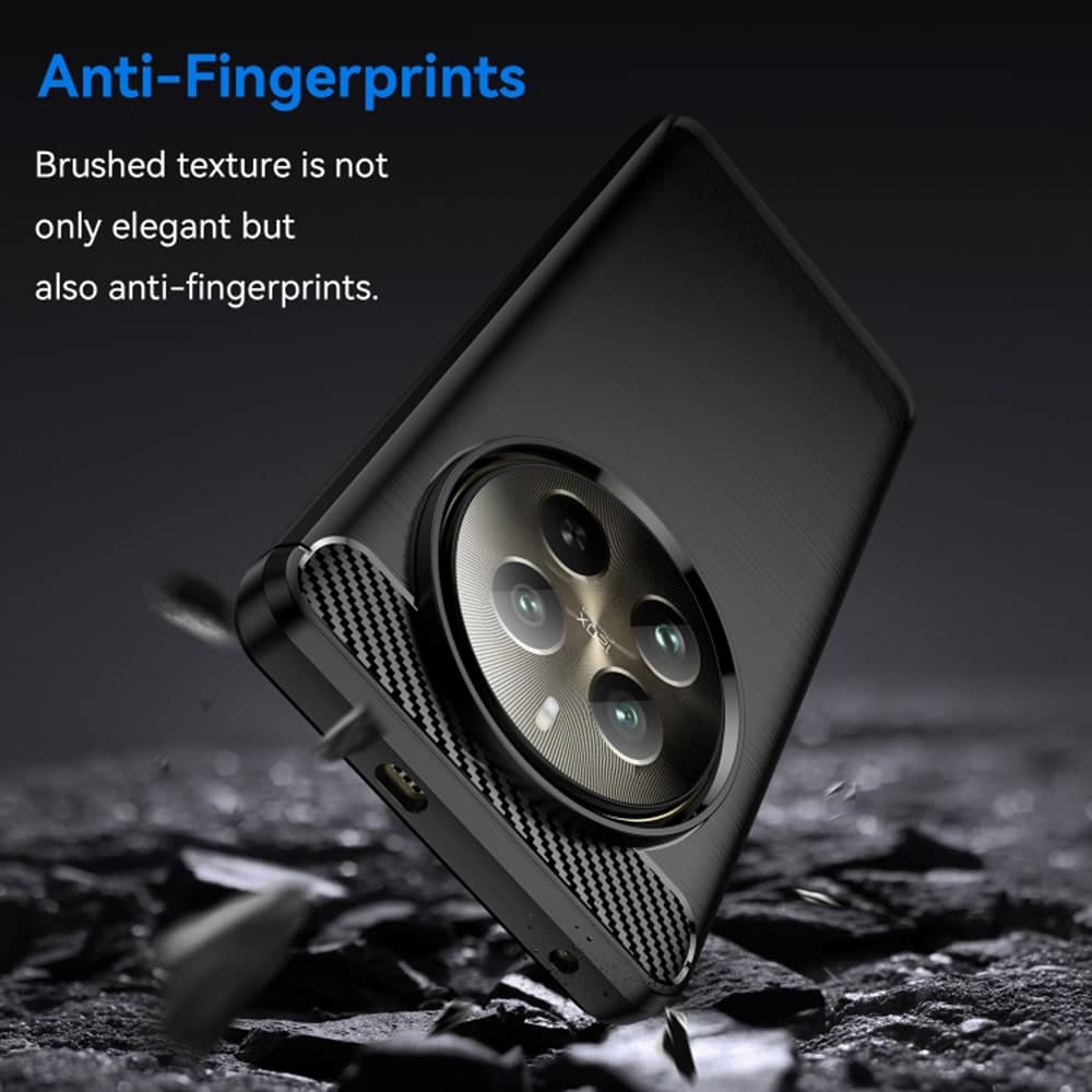 Techsuit Carbon Silicone - Realme 12 Pro / Pro+ - Μαύρο 2