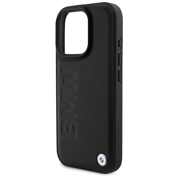 BMW Leather Hot Stamp MagSafe - θήκη για Apple iPhone 16 Pro Max - Μαύρο 6